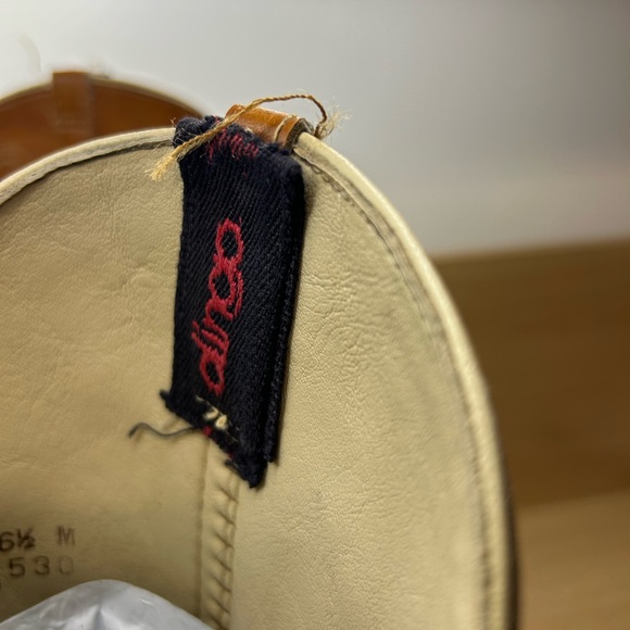 Dingo Cowgirl Boots Womans Size 6.5 M Made In USA Tall Brown Western Style 7607 - Picture 7 of 10